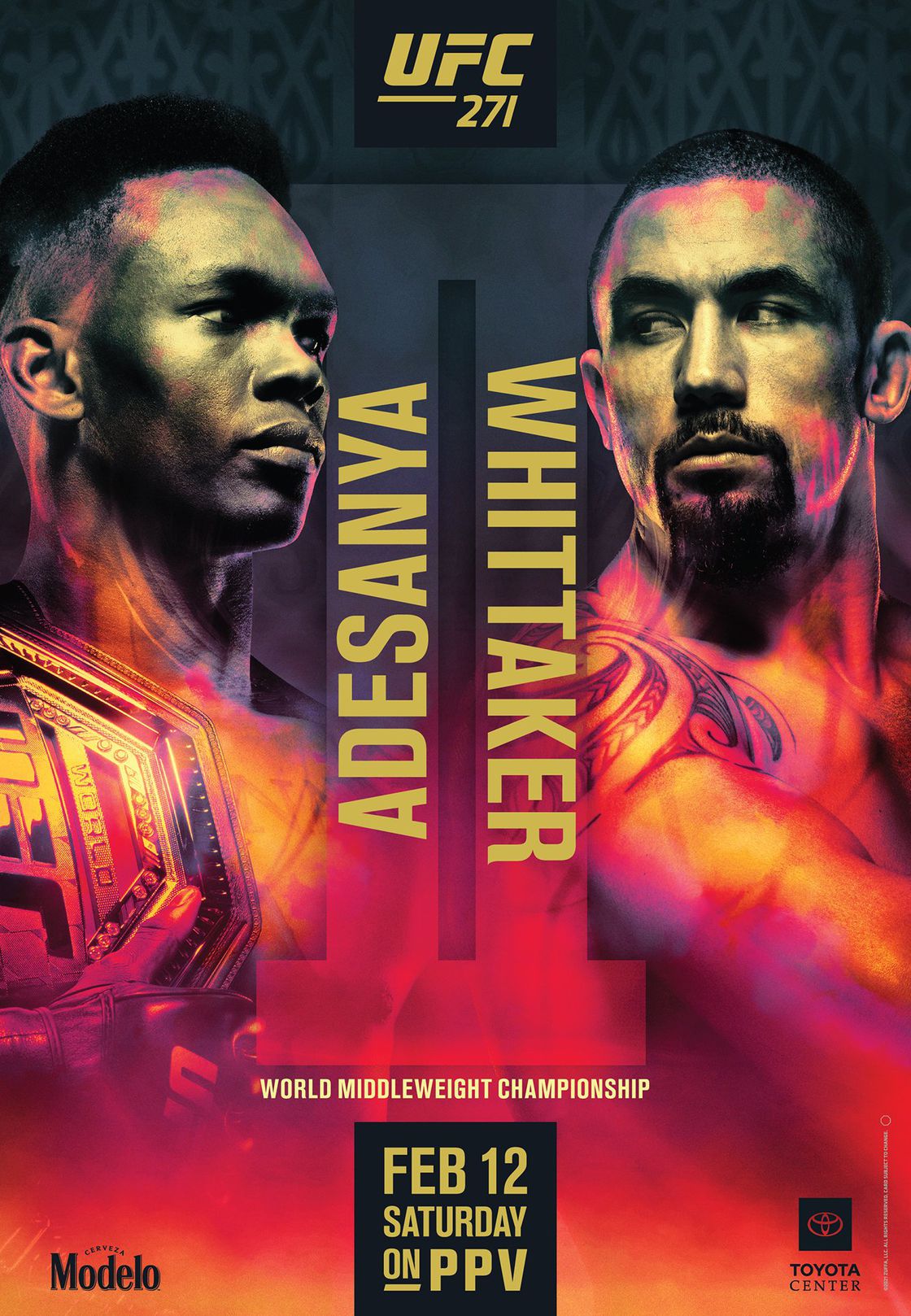 Izzy Adesanya Returns to the Octagon Vs. the Reaper in UFC 271 on February 12!