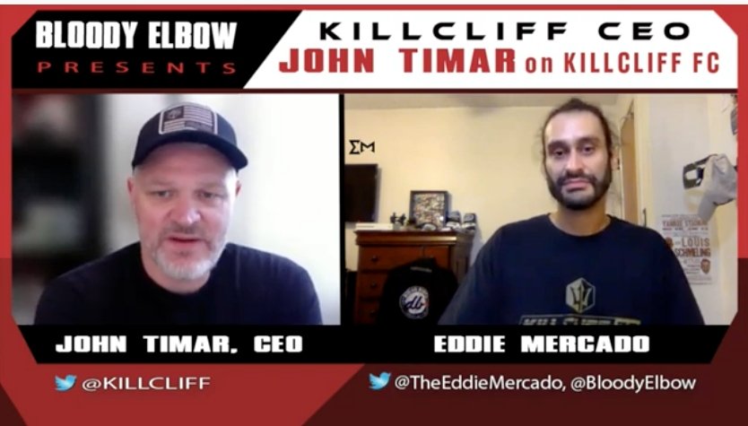 ICYMI: Bloody Elbow Connects With Kill Cliff CEO John Timar - Kill Cliff