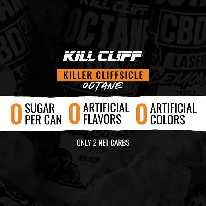 KILL CLIFF ENERGY + CBD KILLER CLIFFSICLE