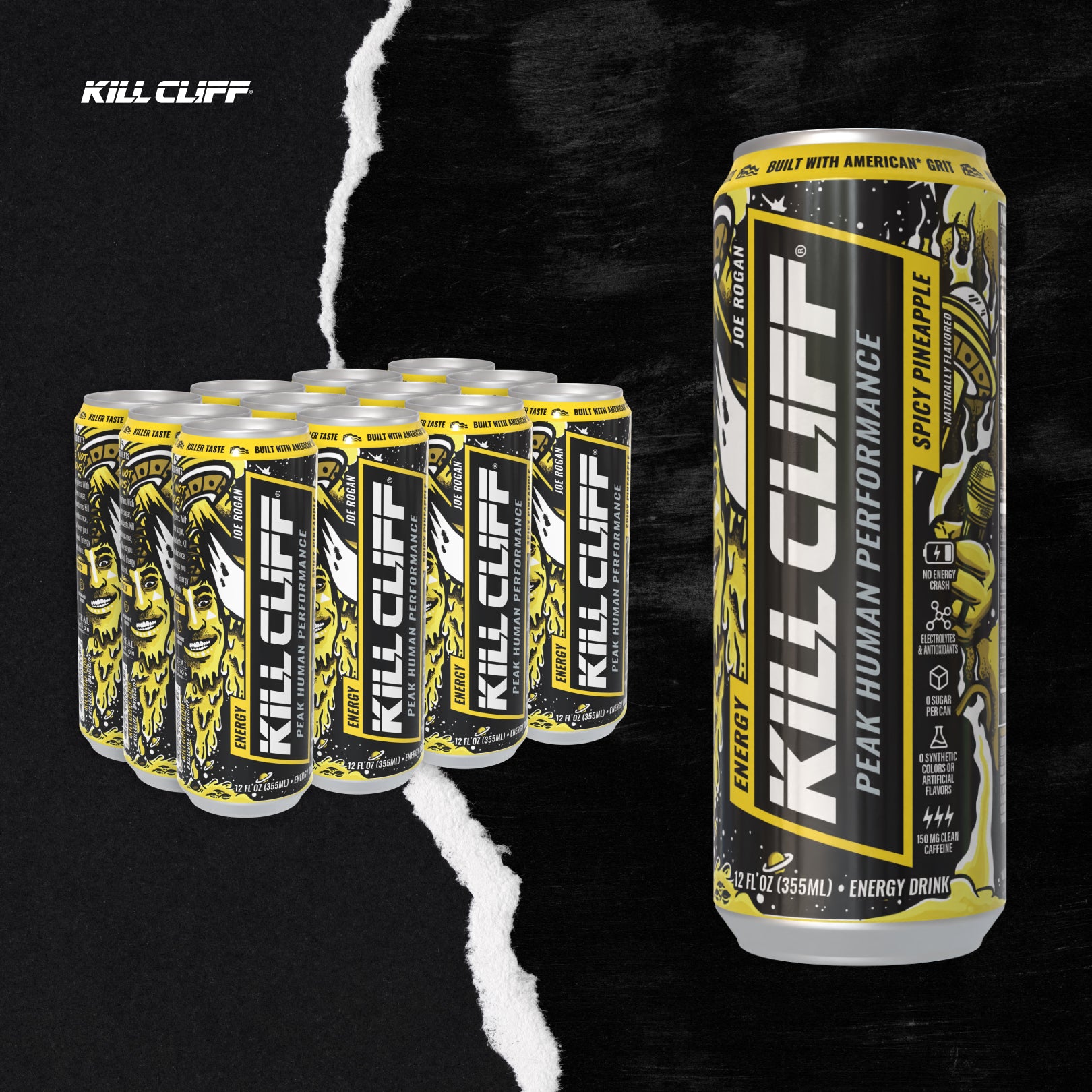 Joe Rogan Energy Drink – Spicy Pineapple | Kill Cliff