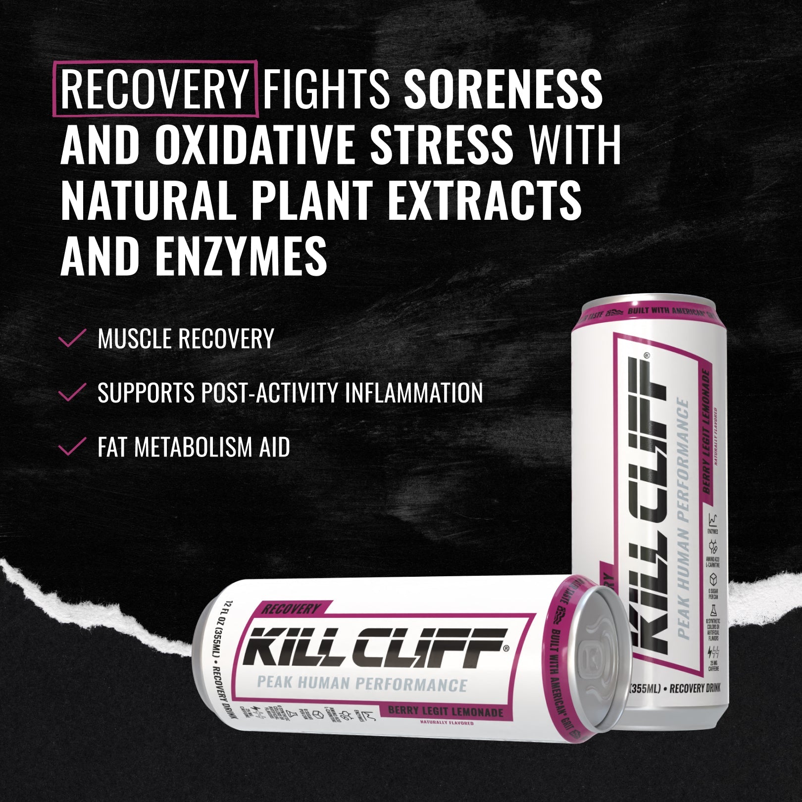 Berry Legit Lemonade Recovery Drink | Kill Cliff