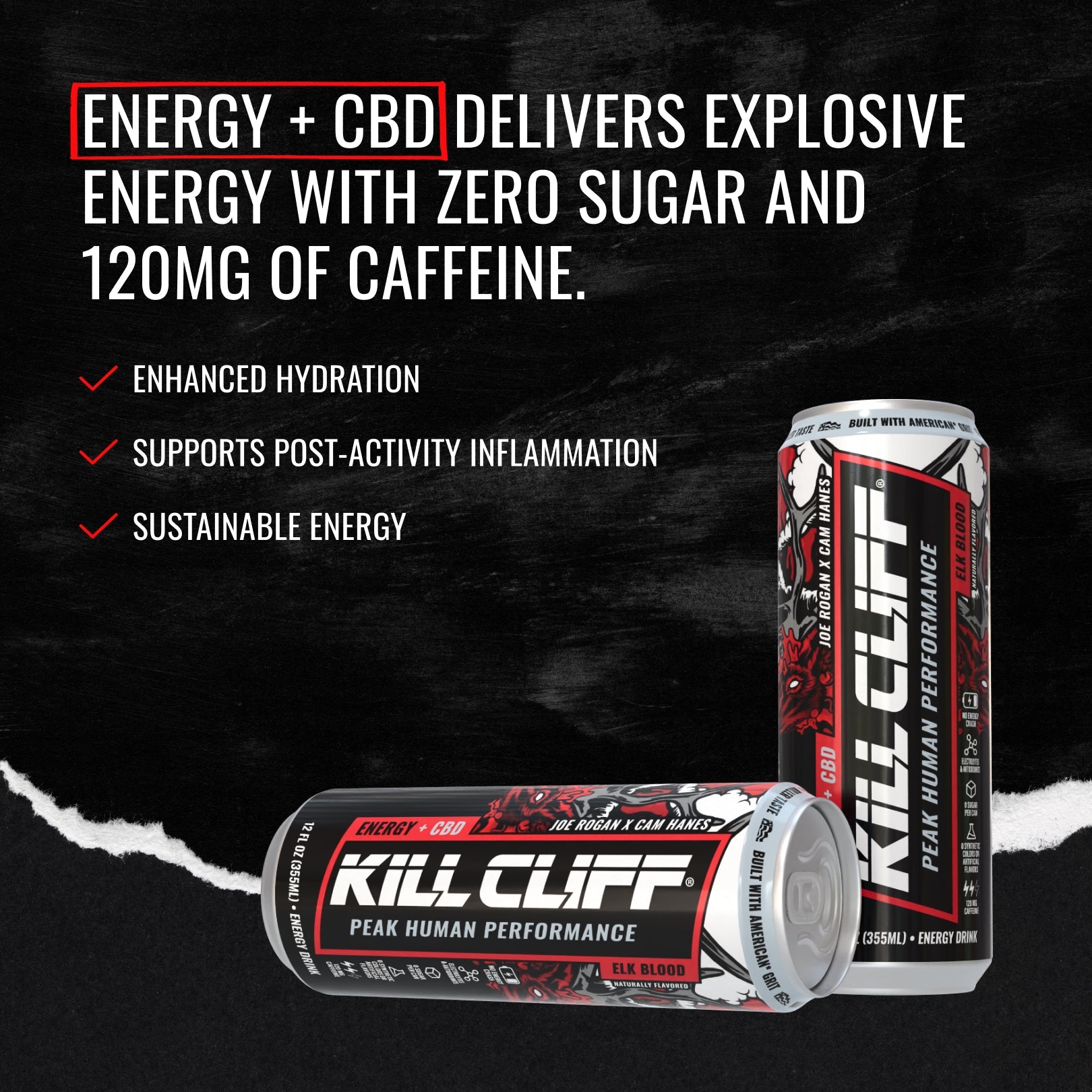 KILL CLIFF ENERGY + CBD ELK BLOOD - Kill Cliff