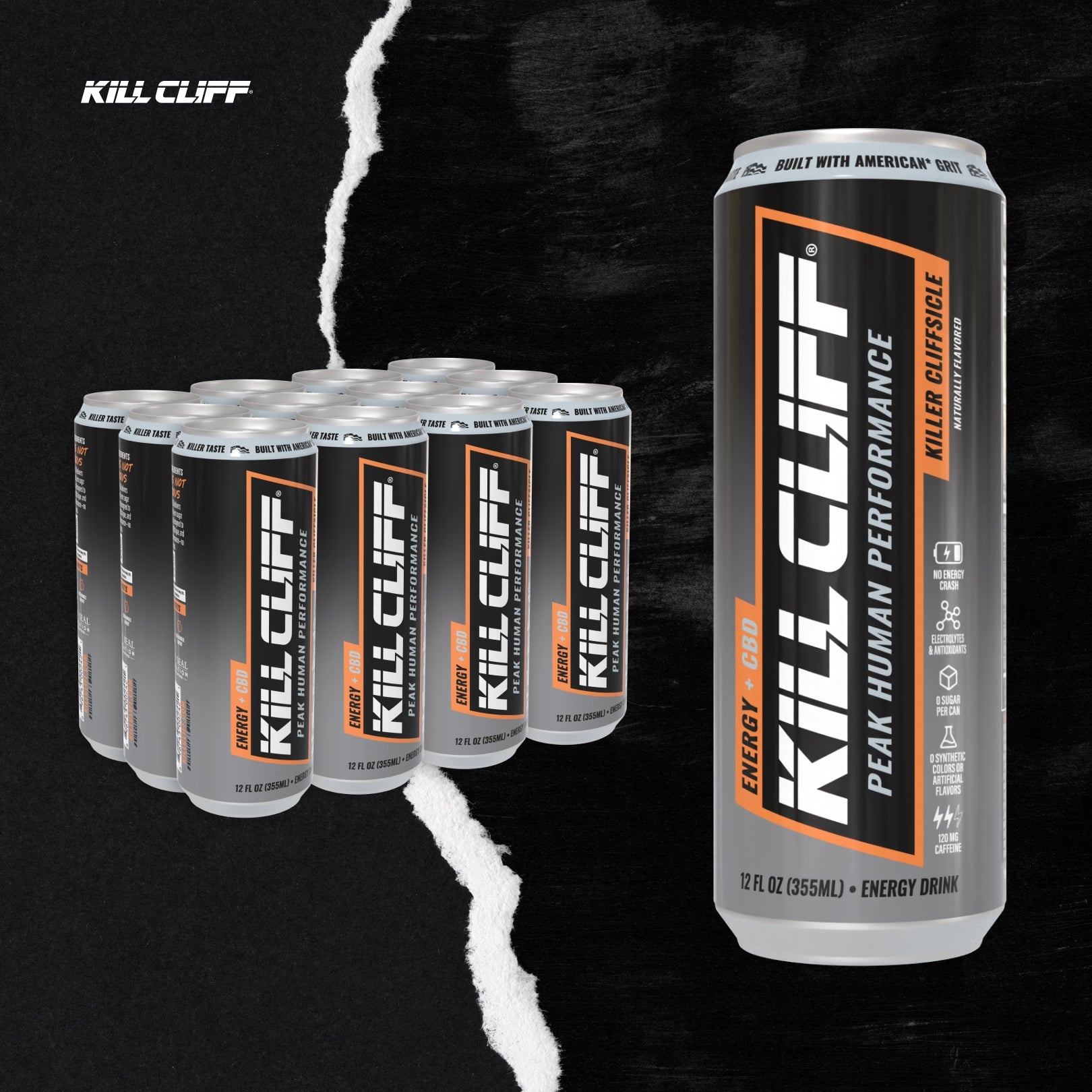 KILL CLIFF ENERGY + CBD KILLER CLIFFSICLE - Kill Cliff