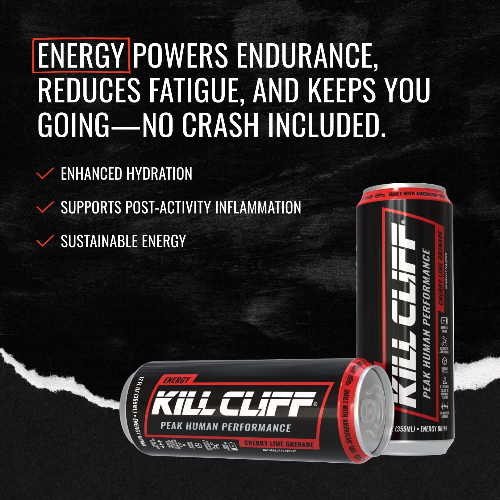 KILL CLIFF ENERGY Cherry Lime Grenade - Kill Cliff