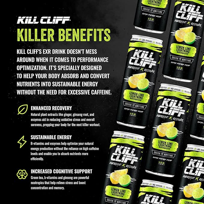 KILL CLIFF Lemon Lime Lightining - Kill Cliff