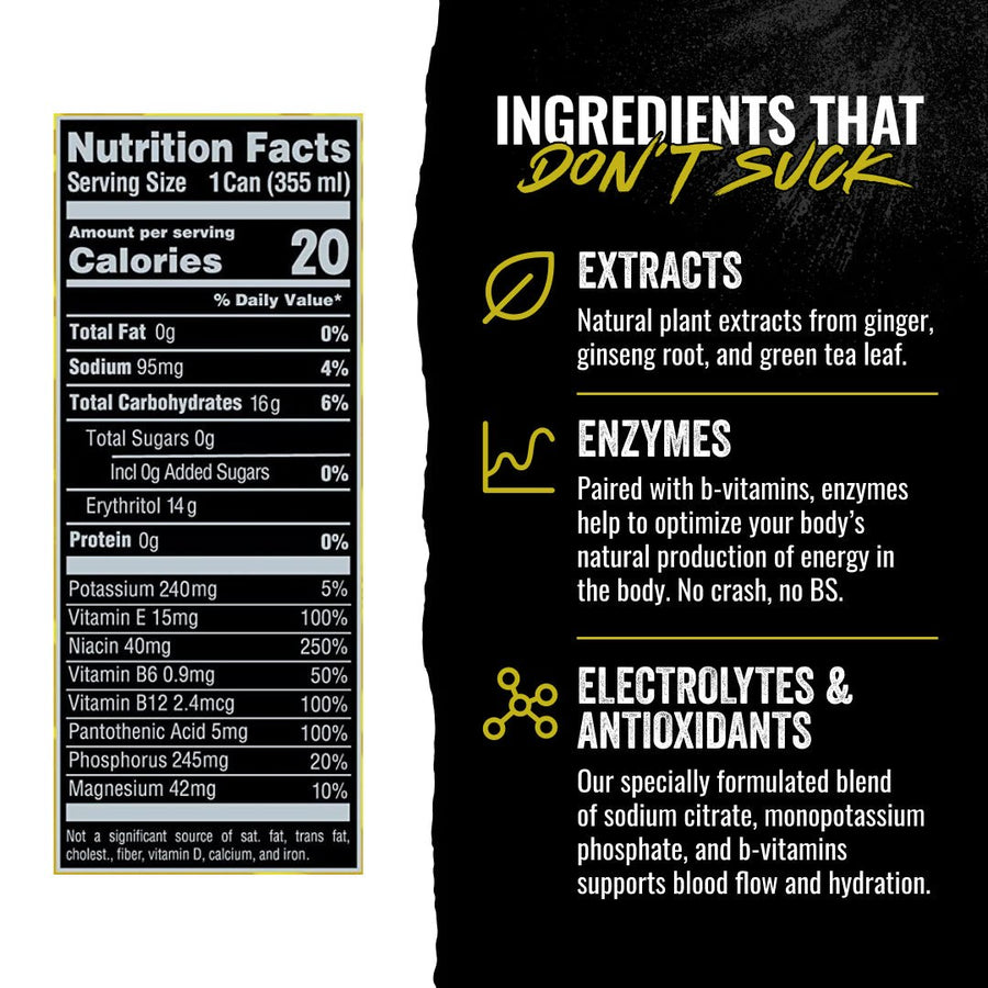 Kill Cliff IGNITE Clean Energy Drink, Flaming Joe from the Mind of Joe