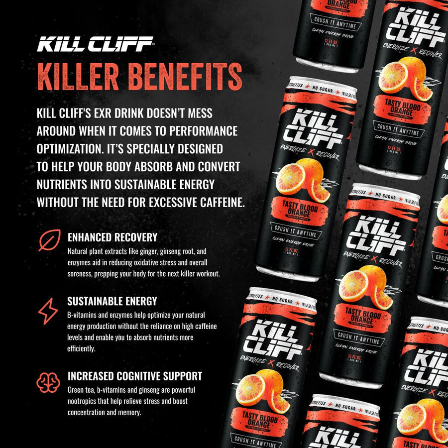 Kill Cliff Tasty Blood Orange Clean Energy & Recovery Drink