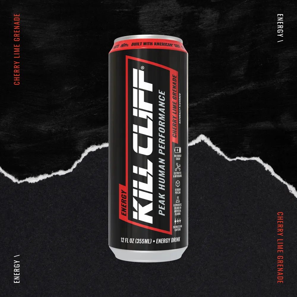 Kill Cliff Cherry Lime Grenade can